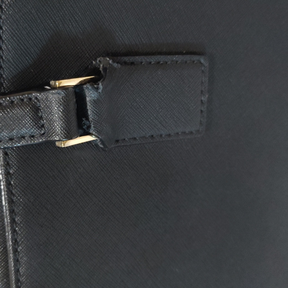 Kate Spade Black Tote with Gold Accents - Picture 3 of 16